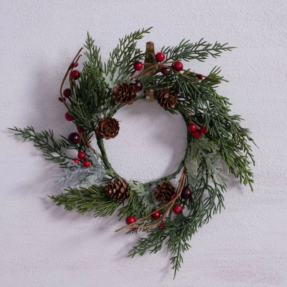 Holiday Candle Ring/Wreath Set