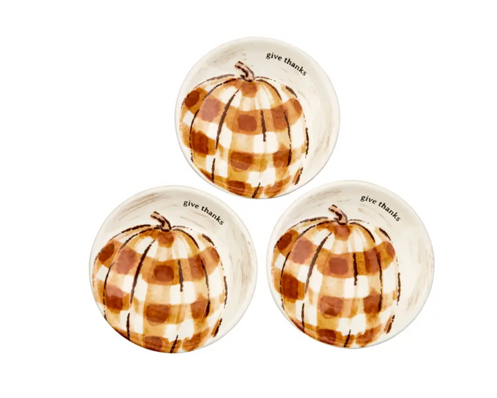 Pumpkin Dipping Dish Sets