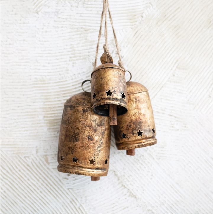 Set/3 Antique Metal Bells