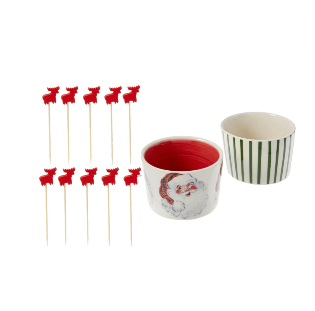 Vintage Christmas Ramekin Sets