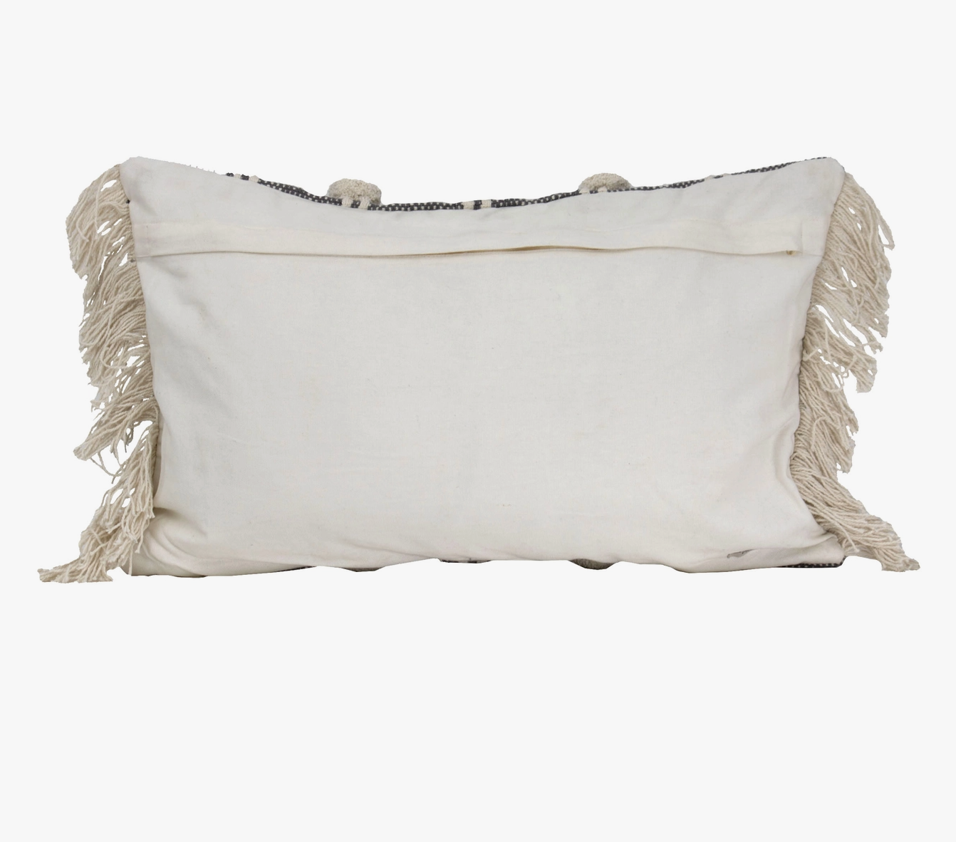 Set/2 Gray Lumbar Pillows