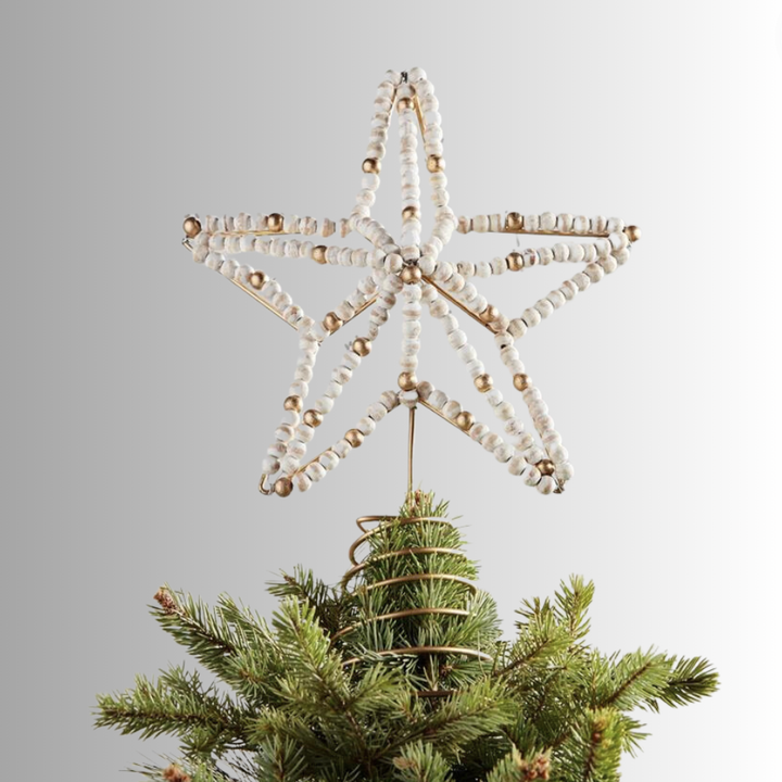 Beaded Star Tree Topper