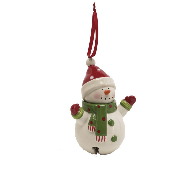 Snowman Bell Ornament