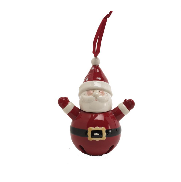 Santa Bell Ornament