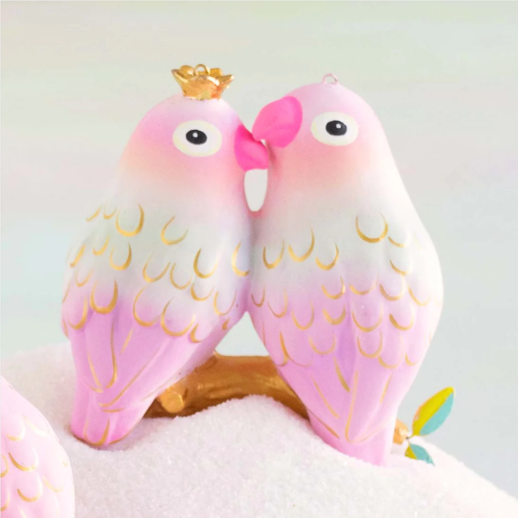 Sweet Tweets Love Bird Ornaments