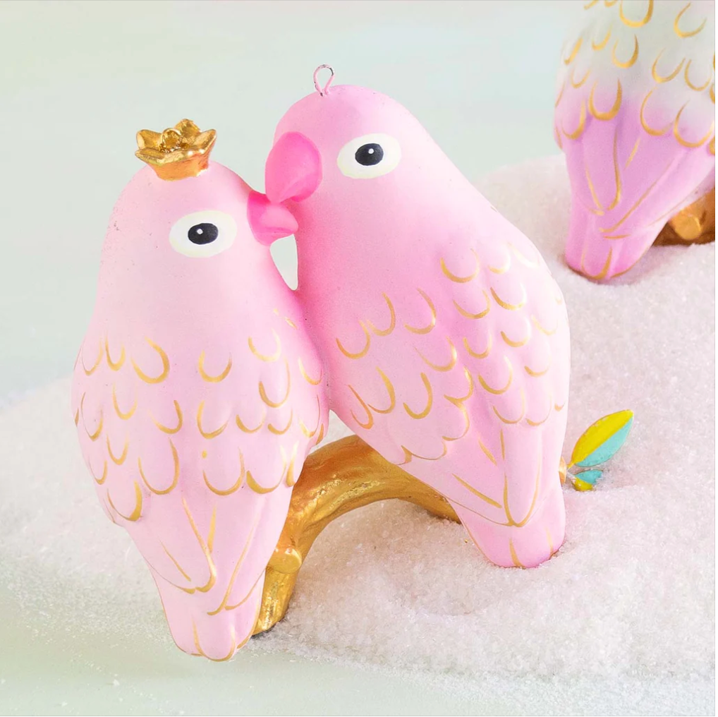 Sweet Tweets Love Bird Ornaments