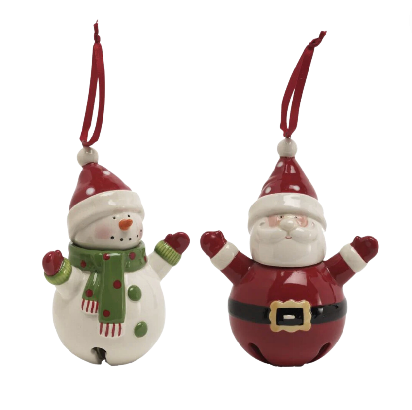 Snowman Bell Ornament