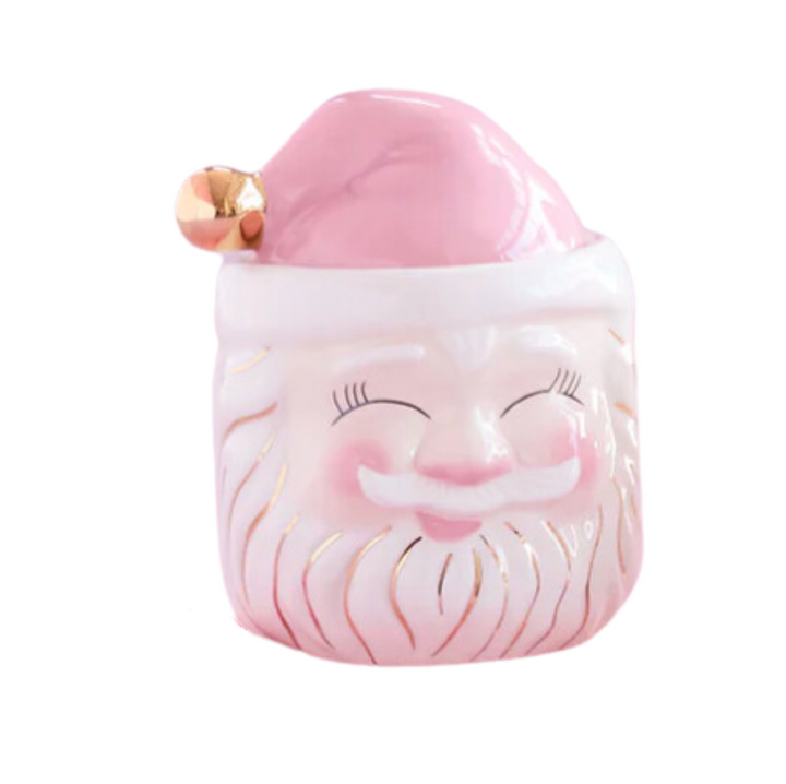 Pink Papa Noel Candy Jar