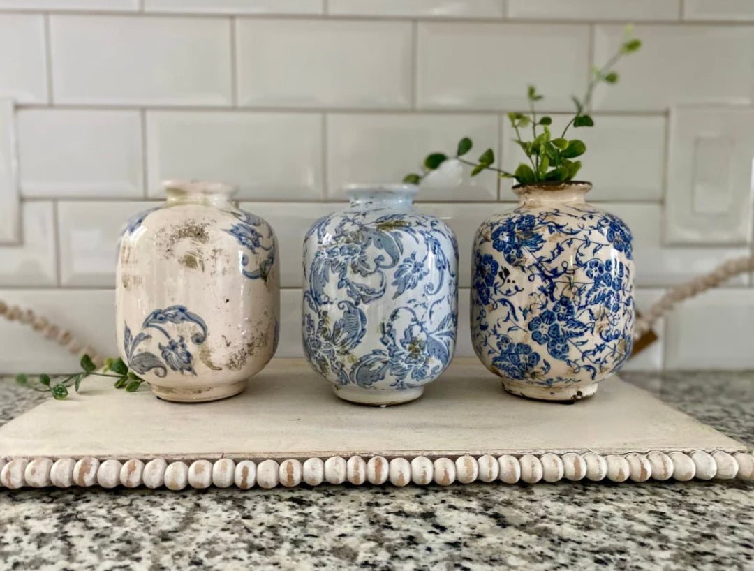 Terracotta Pattern Vases