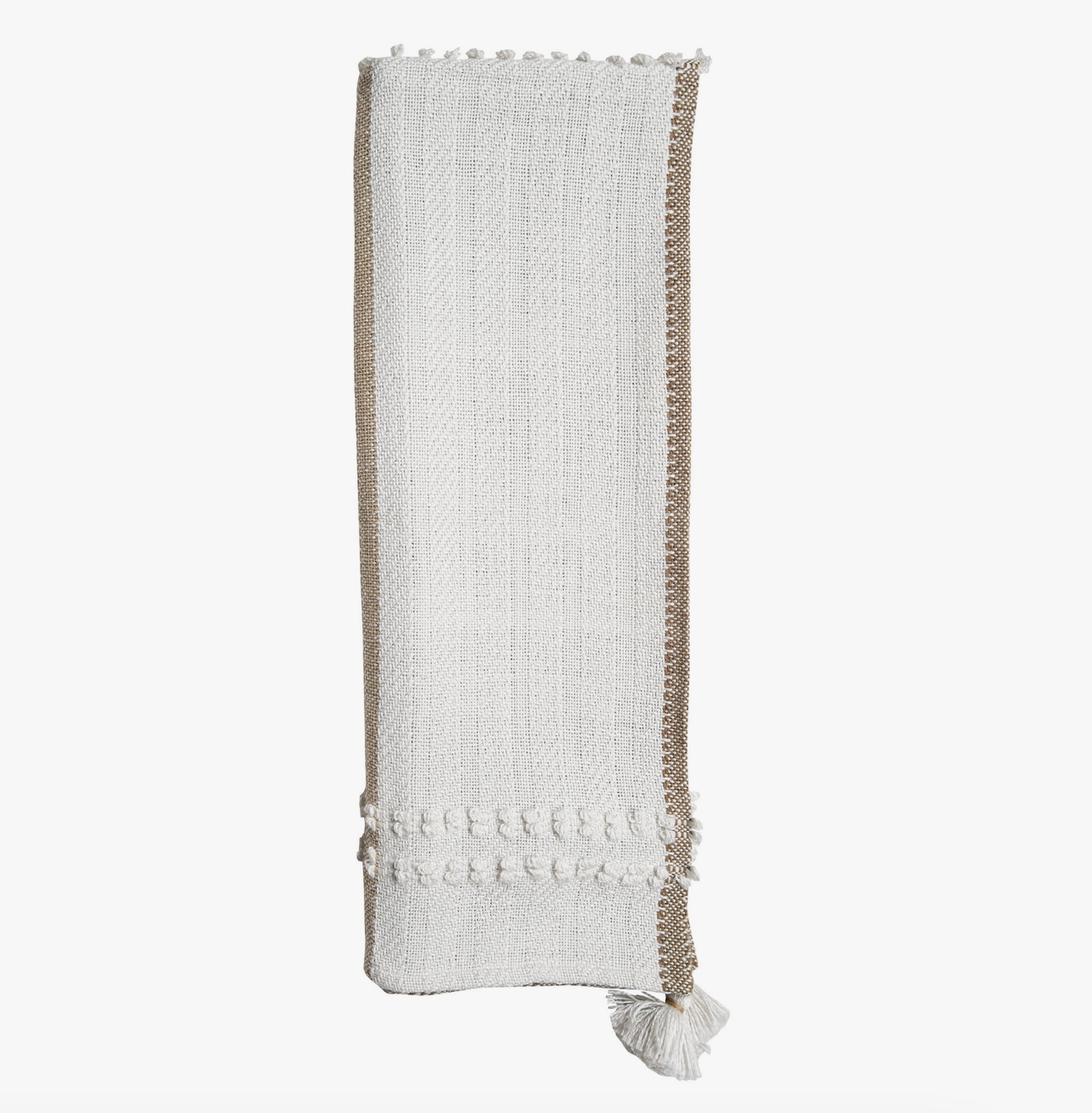 Hand Woven Cotton Throw Blanket