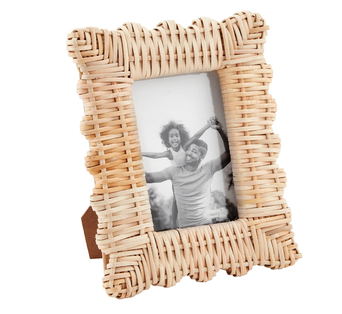 Scalloped Woven Picture Frame