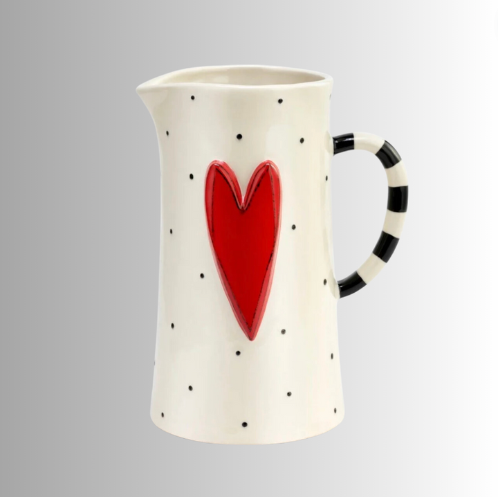 Red Heart Pitcher