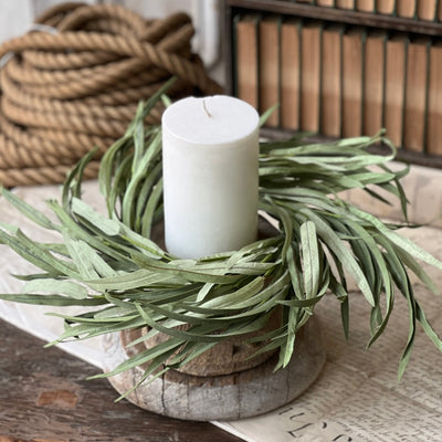 Serene Shoals Grass Candle Ring
