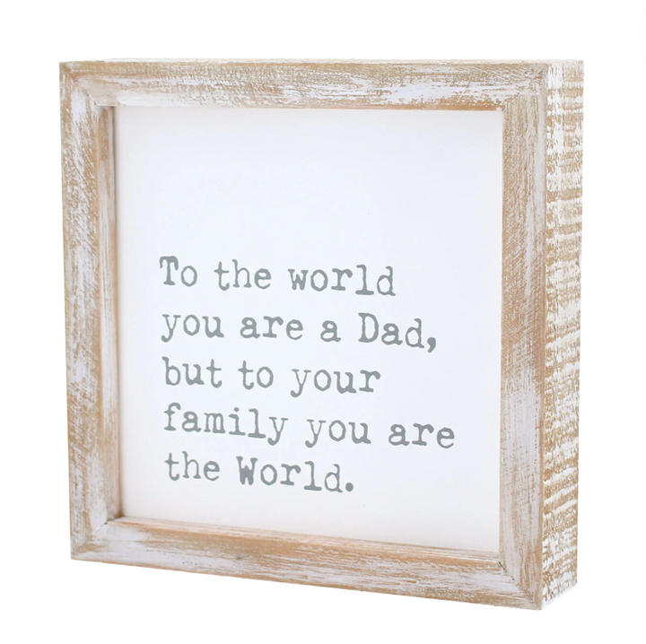 Dad Block Sign, A Heartfelt Tribute