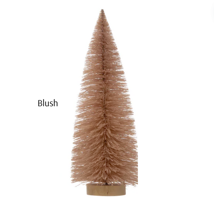 6" Sisal Bottle Brush Trees