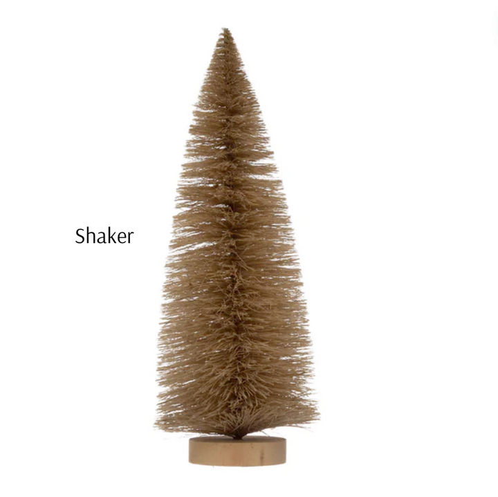 6" Sisal Bottle Brush Trees