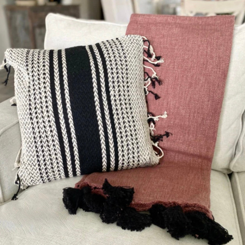 Hand Woven Homestead Pillow