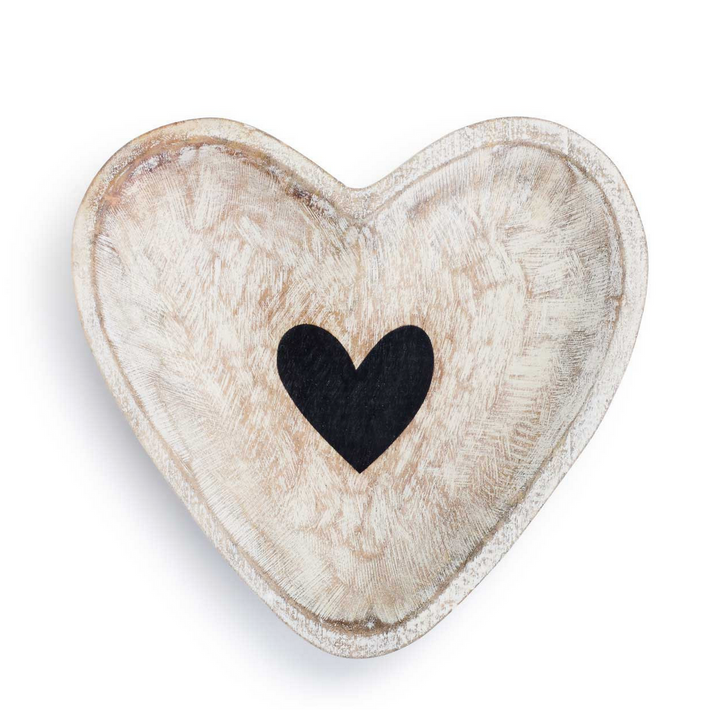 Hand-Carved Heart Bowl