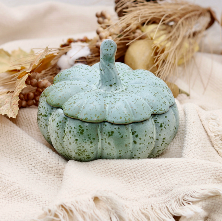 Fall Scented Ceramic Pumpkin Candles