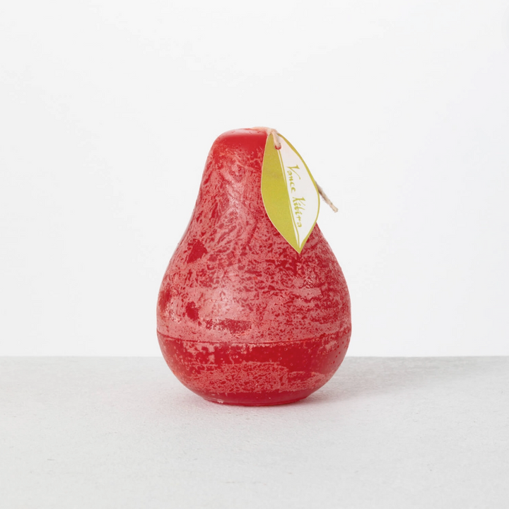 Pear Candles Available in Multiple Colors