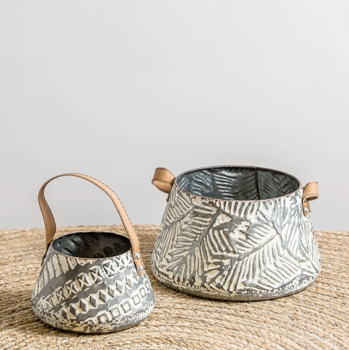 Set/2 Whitewashed Langford Baskets