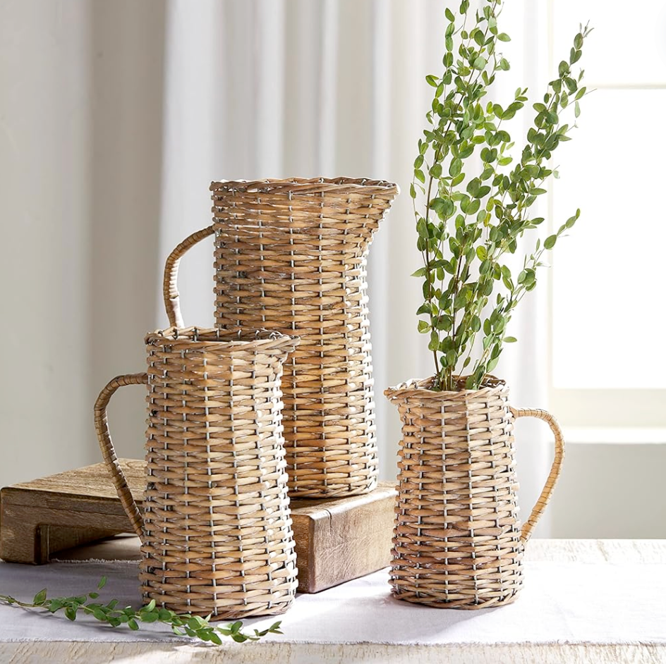 Decorative Woven Pitchers