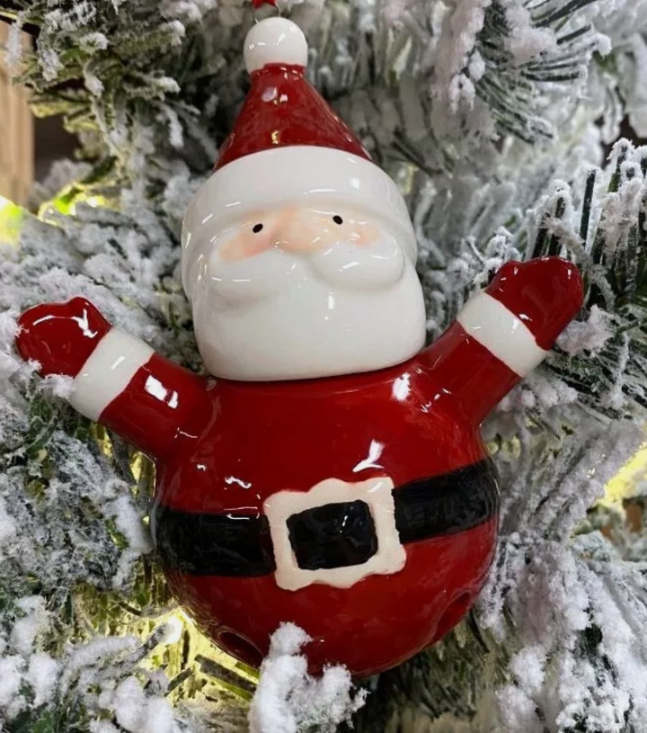 Santa Bell Ornament