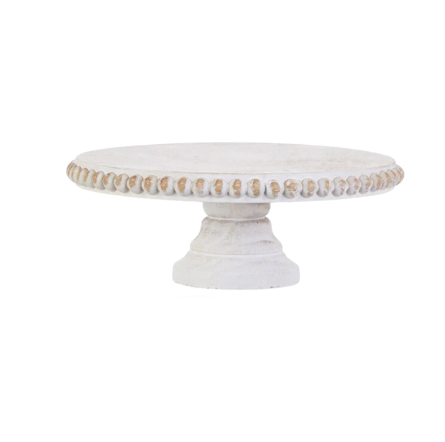 Distressed Beaded Edge Pedestals