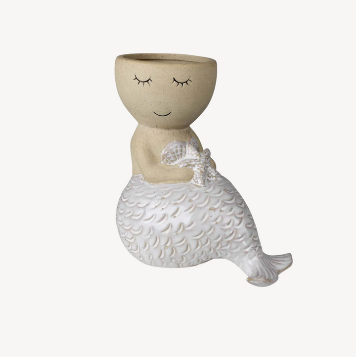 Sitting Mermaid Cachepot