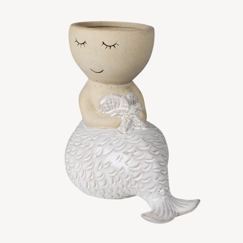 Sitting Mermaid Cachepot