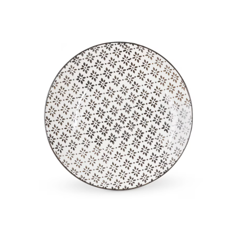 Set/4 Norden Pattern Dessert Plates