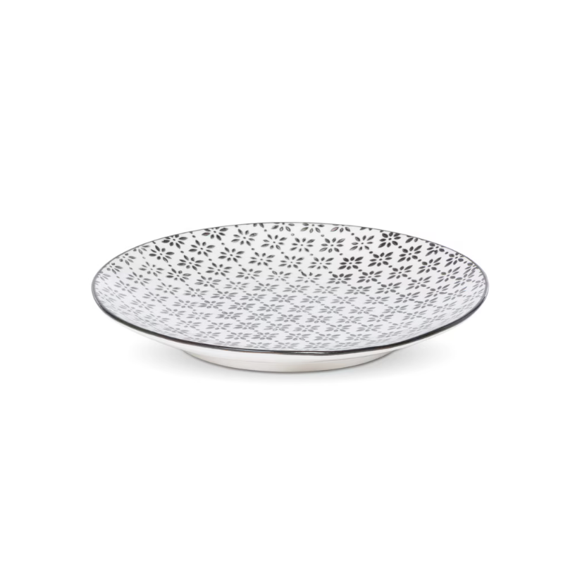 Set/4 Norden Pattern Dessert Plates
