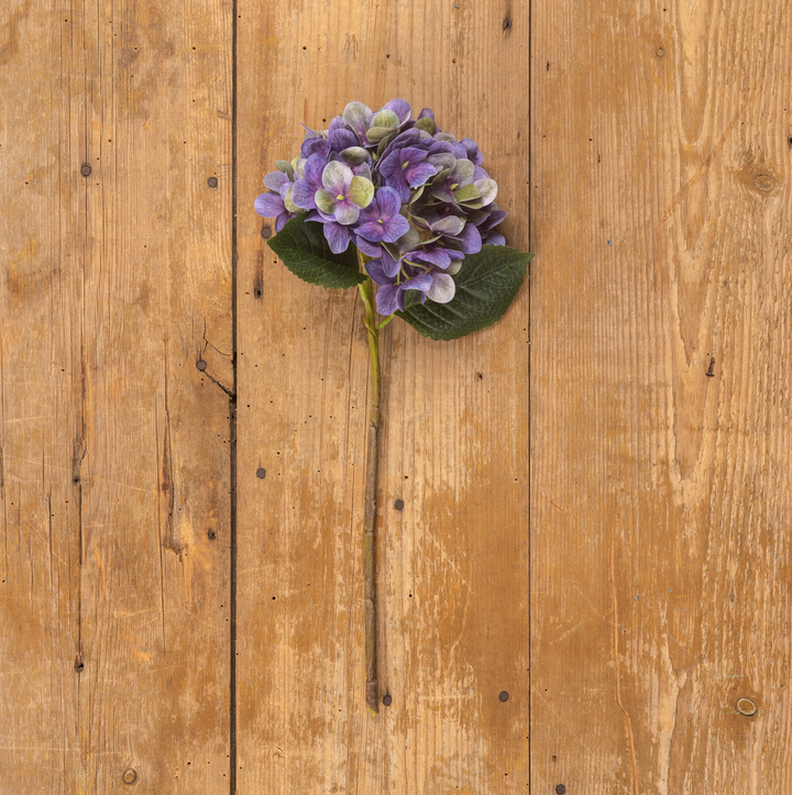 Artificial purple hydrangea flower