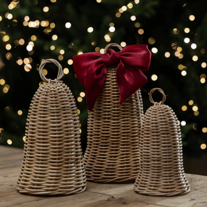 Set/3 Rattan Bells