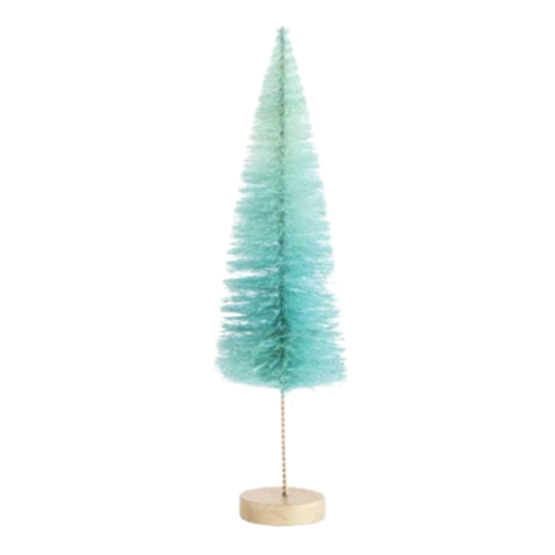 Set/7 Sisal Ombre Bottle Brush Trees