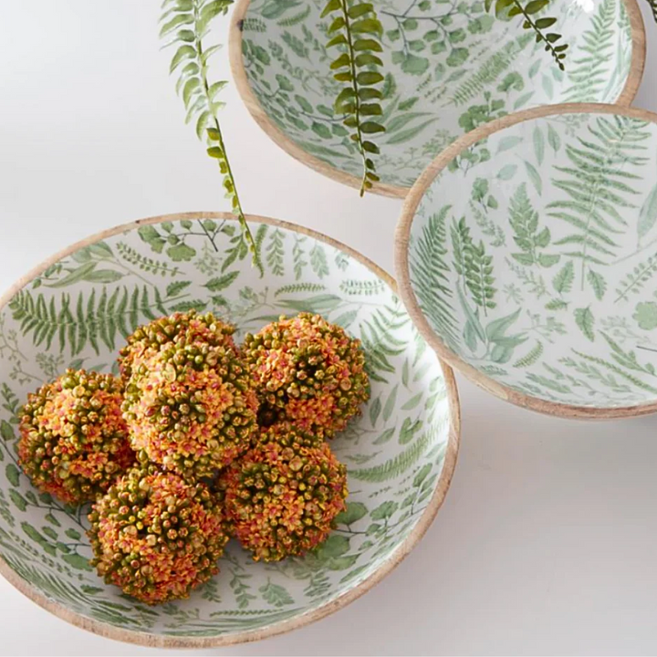 Set/3 Orange Succulent Kalanchoe Balls