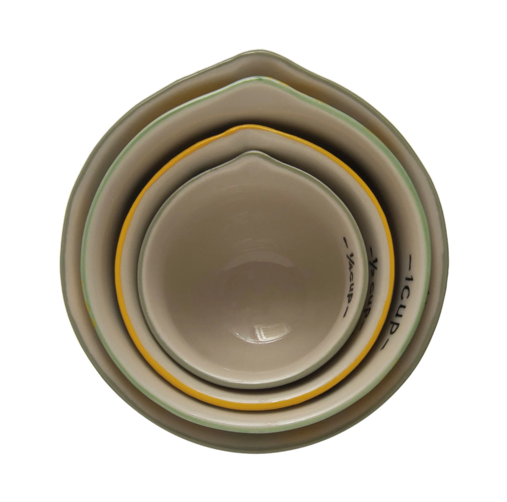 Stoneware Measuring Cup Set