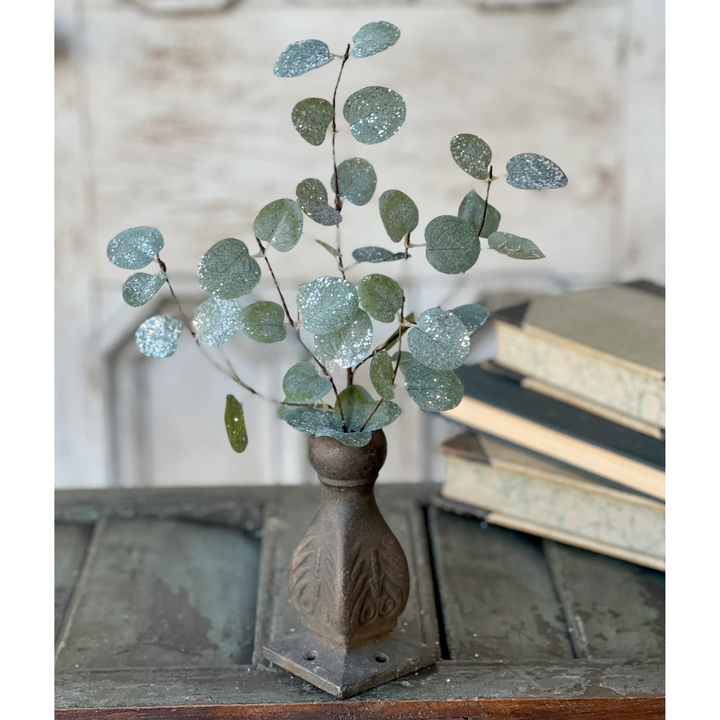 Set/5 Crisp Air Frosted Eucalyptus Picks