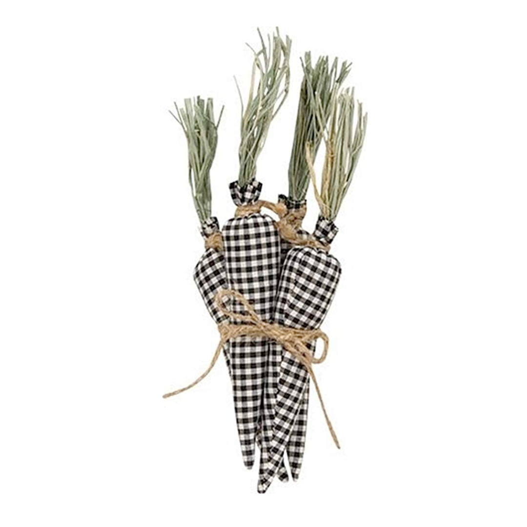 Set/4 Primitive Fabric Carrots