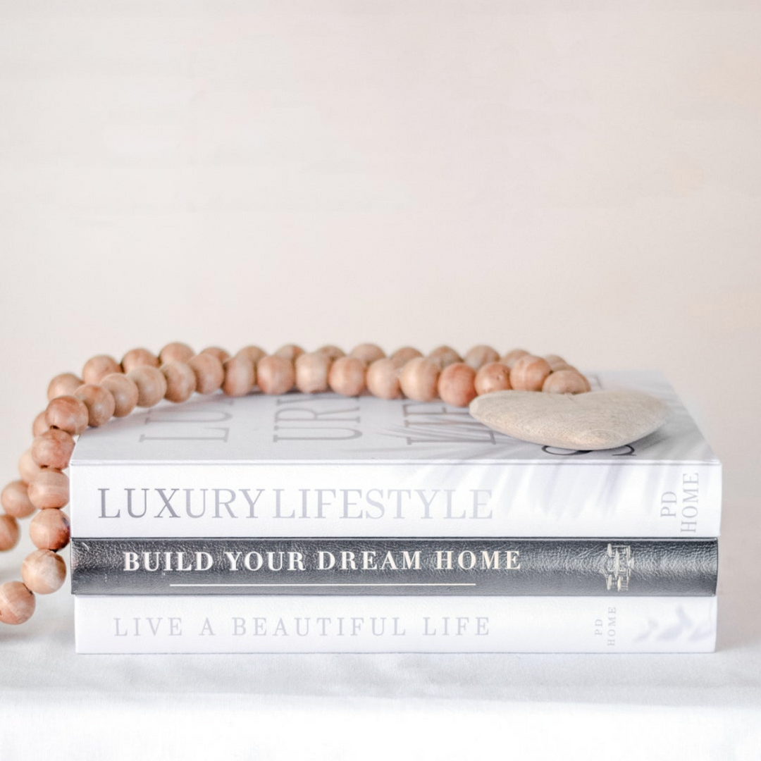 Wooden Heart Bead Garland