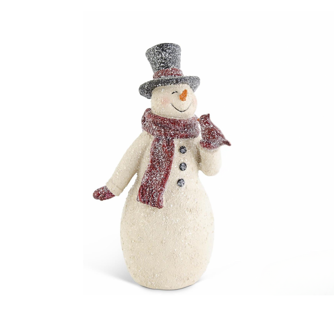 Glittered Resin Vintage Snowmen