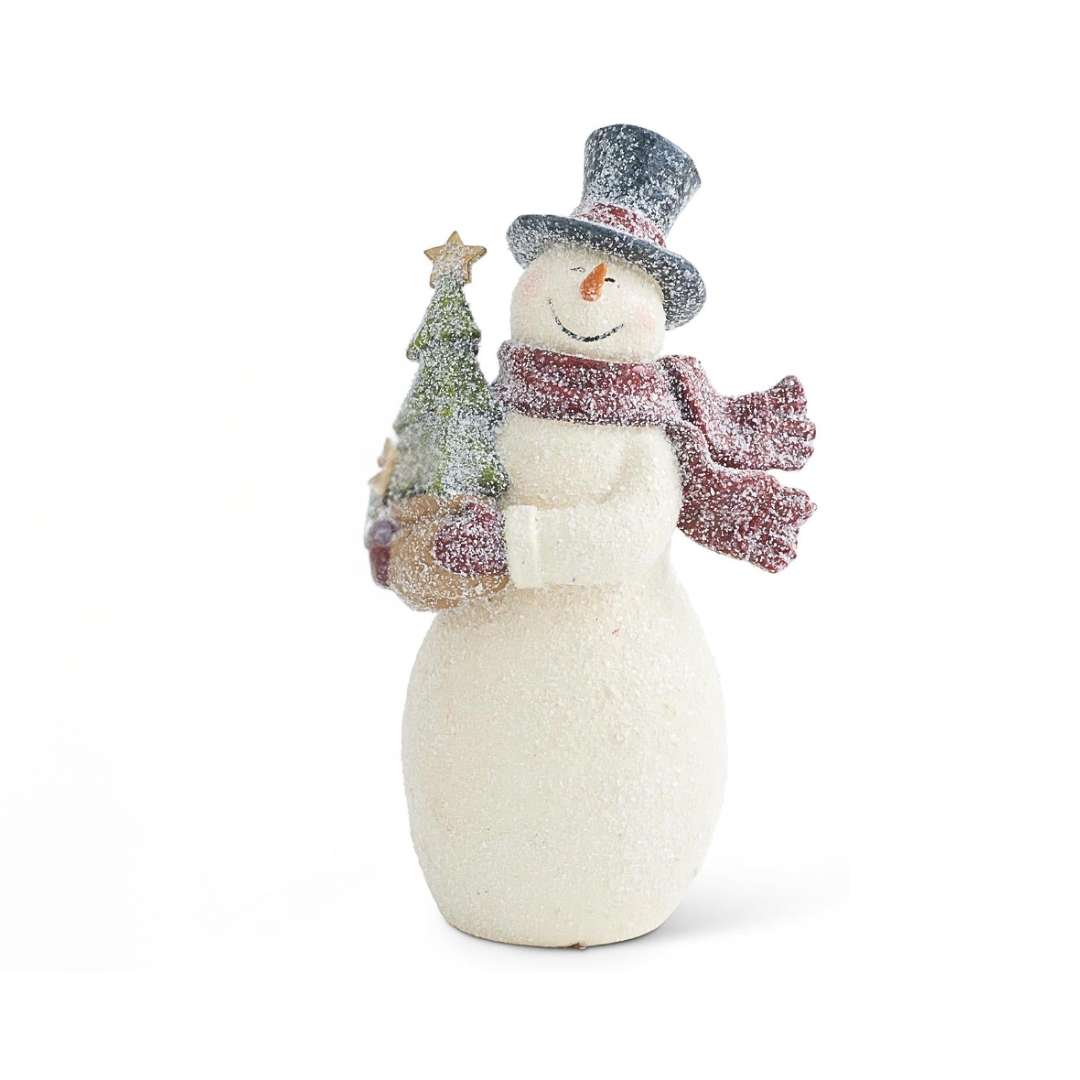 Glittered Resin Vintage Snowmen