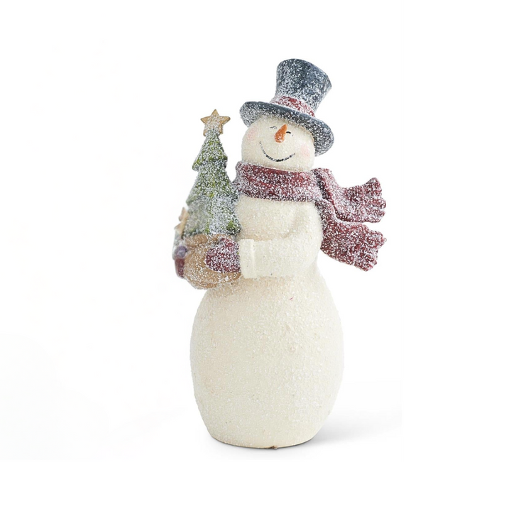 Glittered Resin Vintage Snowmen