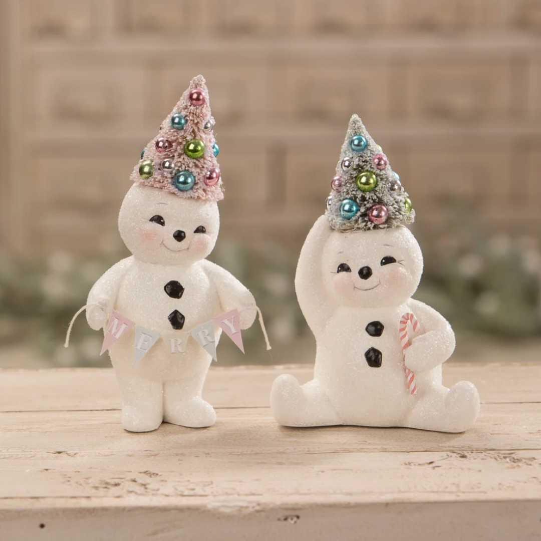 Pastel Merry Snowman