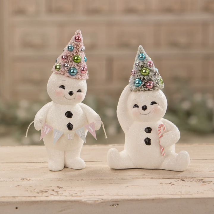 Pastel Merry Snowman