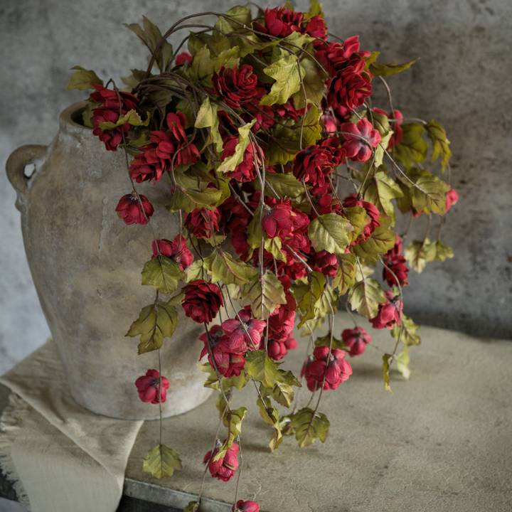 Set/3 Scarlet Red Hops Stems