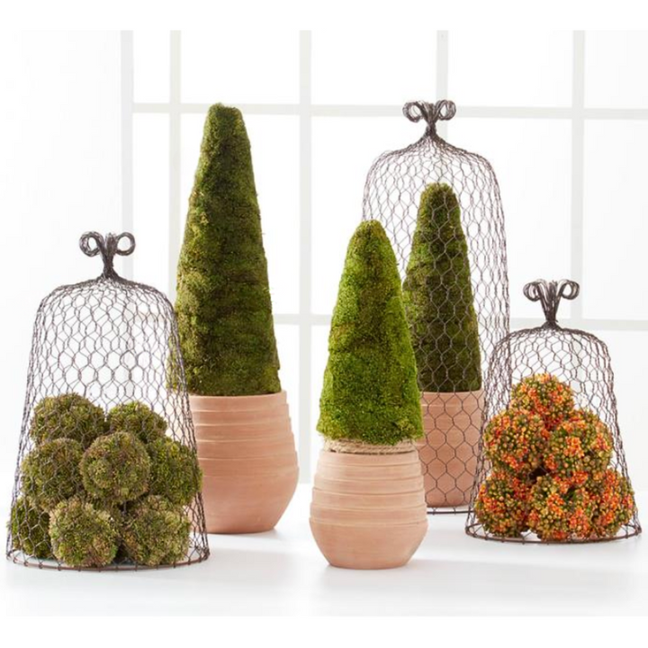 Set/3 Orange Succulent Kalanchoe Balls