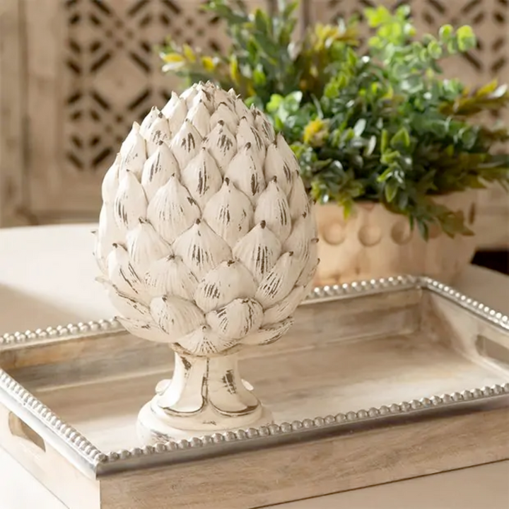 Weathered Artichoke Pedestal