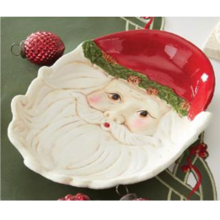 Small Santa Serving Plate