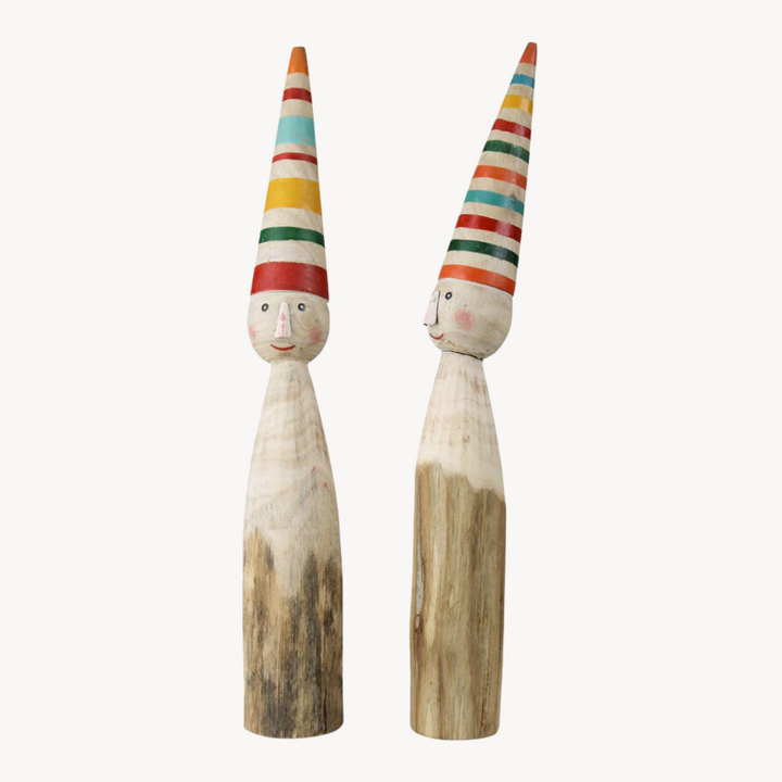 Wooden Carved Elves